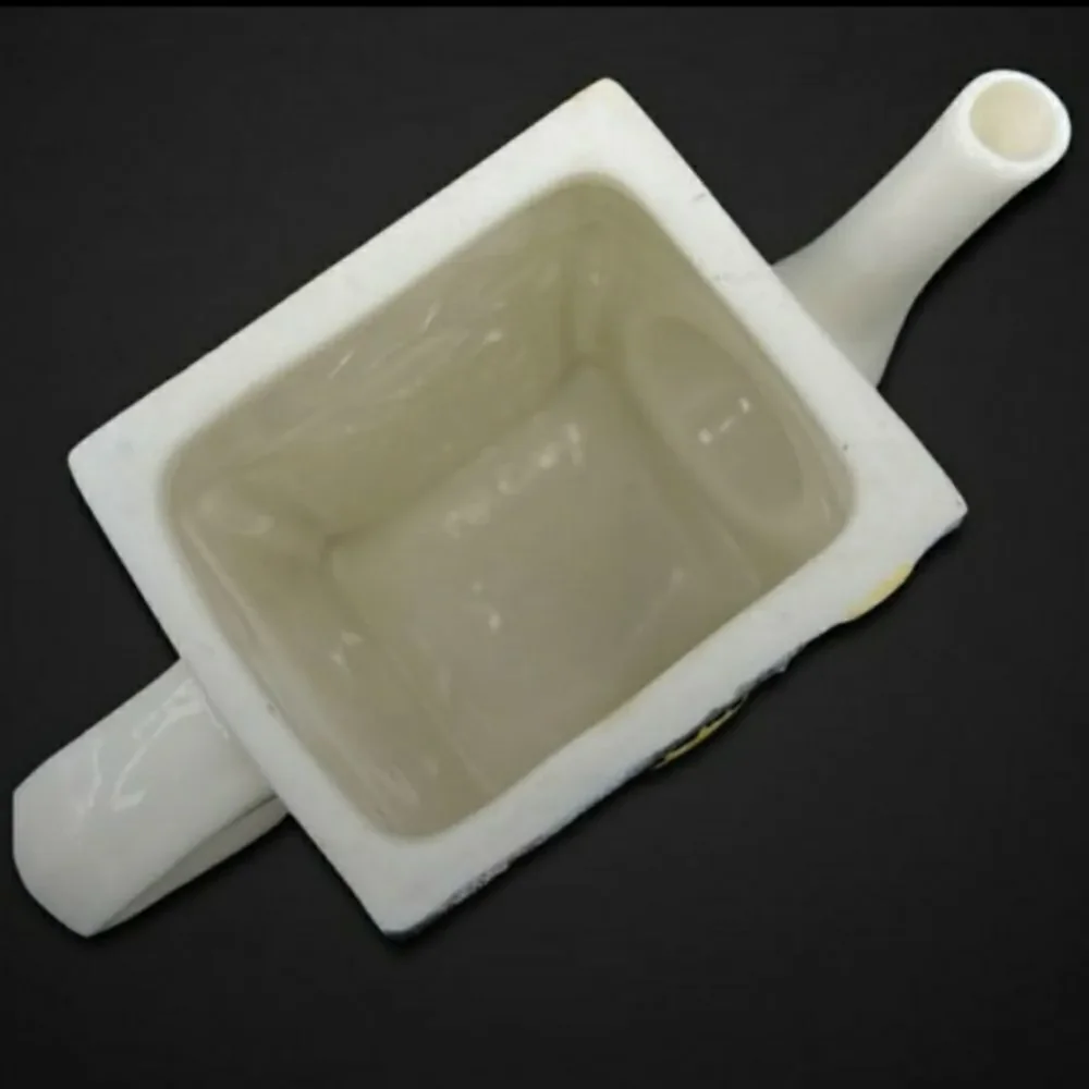 Cute Vintage Handbag Storefront and Bank Teapot Tea Pot With Lid